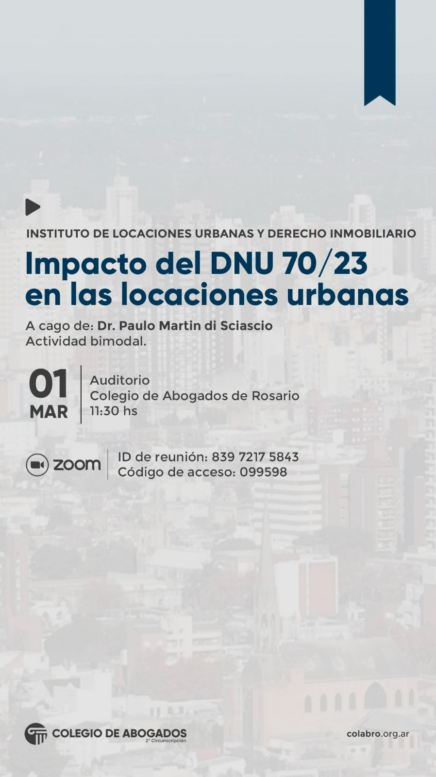 IMPACTO DEL DNU 70/23 EN LAS LOCACIONES URBANAS - 01/03/2024